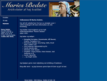 Tablet Screenshot of mariesbedste.antik-i.com